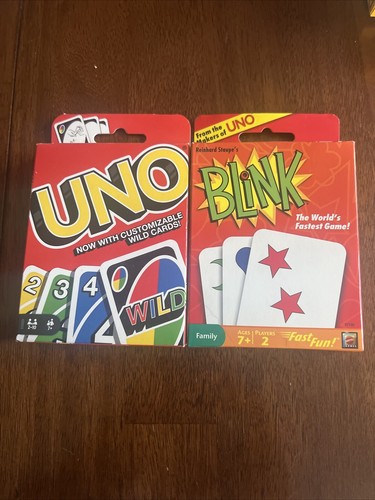 Mattel Uno & Blink Combo Pack Pictionary & Whack -A- Mole Combo Pack Sealed. - Picture 2 of 9