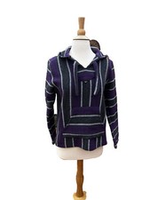 Original Senor Lopez Mexican Baja Poncho Hoodie Surfer Skater Jacket unisex S