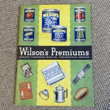 Vintage Advertising Wilsons Premium Catalog I...