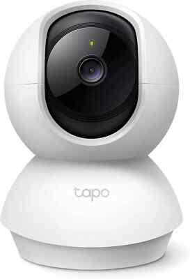 TP-Link Tapo Pan/Tilt Security Camera for Baby Monitor, Pet White