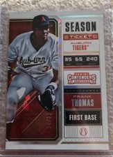 2018 CONTENDERS DRAFT PICKS FRANK THOMAS CRACKED ICE SEASON TICKET #18/23 2018 CONTENDERS DRAFT PICKS FRANK THOMAS CRACKED ICE SEASON TICKET #18/23