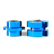 SC556 Tongue & Groove Shaper Cutter Set Amana 1&1-1/4" bore Tongue & Groove