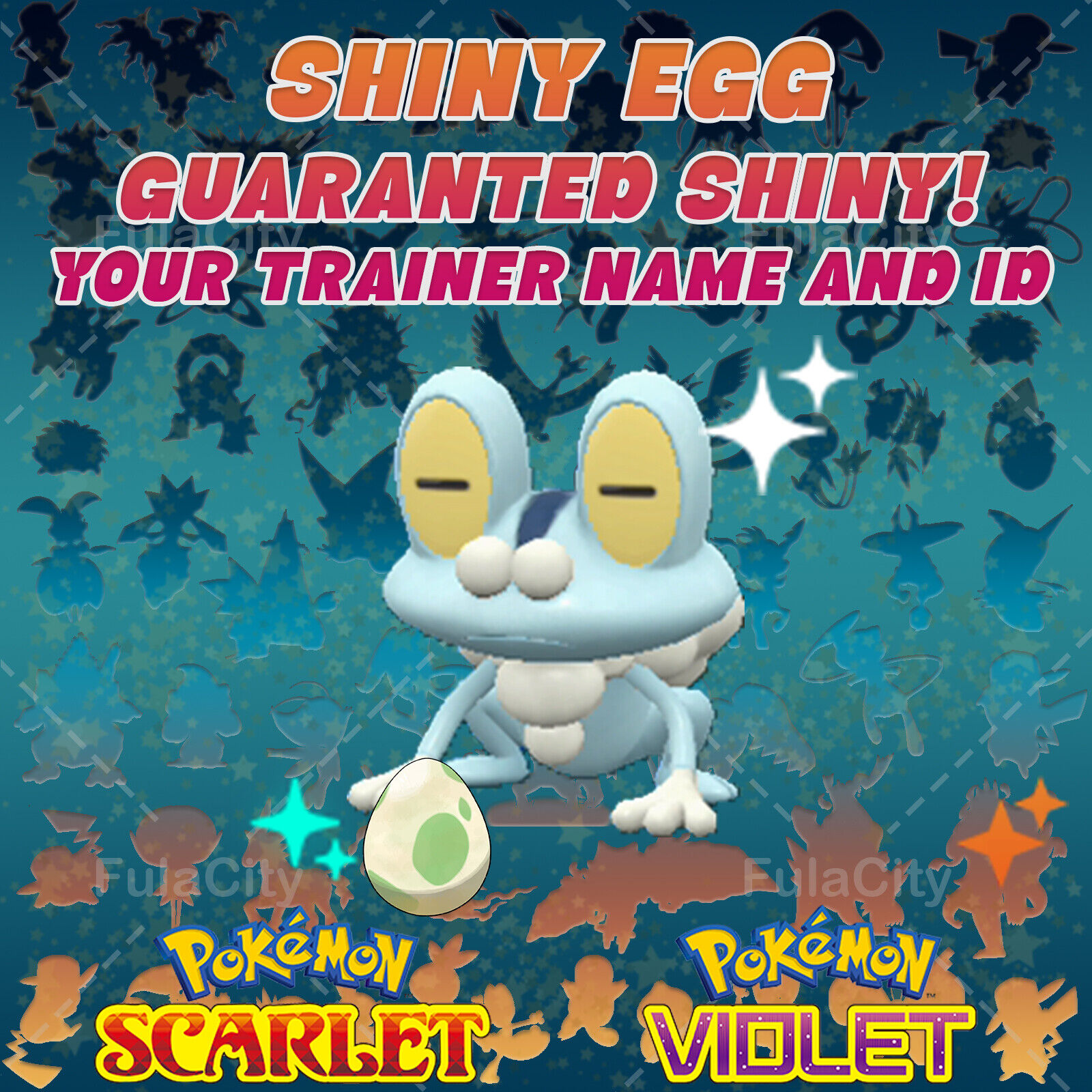 ✨Shiny EEVEELUTIONS 6IV BUNDLE✨ Pokemon Scarlet and Violet 🚀 Battle Ready  EVs