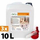 BioFair® 100% Ethanol 30 Liter (3x10l) Bioethanol inkl. Dosierhahn Kaminethanol 