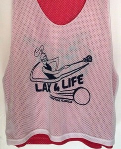 Ladies LAX 4 LIFE CENTRAL FLORIDA LACROSSE JERSEY Rare Pinnie GIRL Women's 