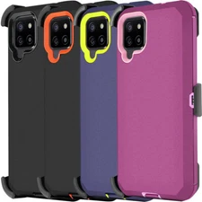 for Samsung Galaxy A42 5G Rugged Belt Clip Hybrid Phone Case Screen Protector