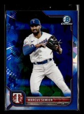 2022 Bowman Chrome Sapphire Edition #32 Marcus Semien Texas Rangers