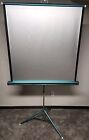 Vintage Da-Lite 40"x40" Projection Projector Silver Flyer Screen w/ Original Box