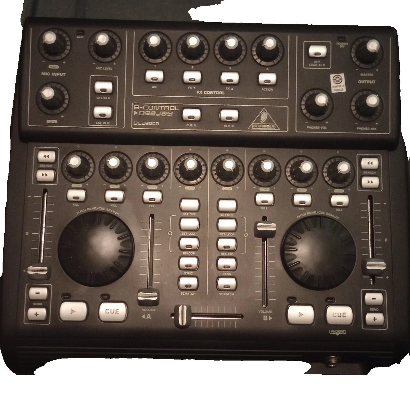 Controladores de DJ digital Behringer con Mezclador incorporado