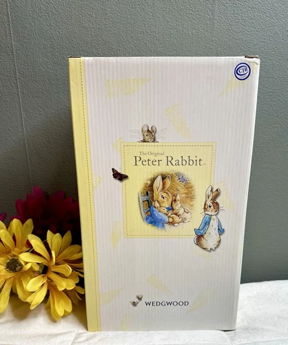 2006 Wedgwood Original PETER RABBIT Porcelain 3pc Dish Set By Beatrix Potter