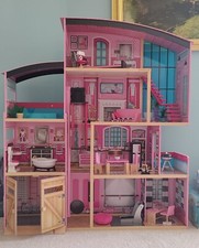 Boxed Kidkraft Shimmer Dollhouse huge large mansion & accessories fits Barbie
