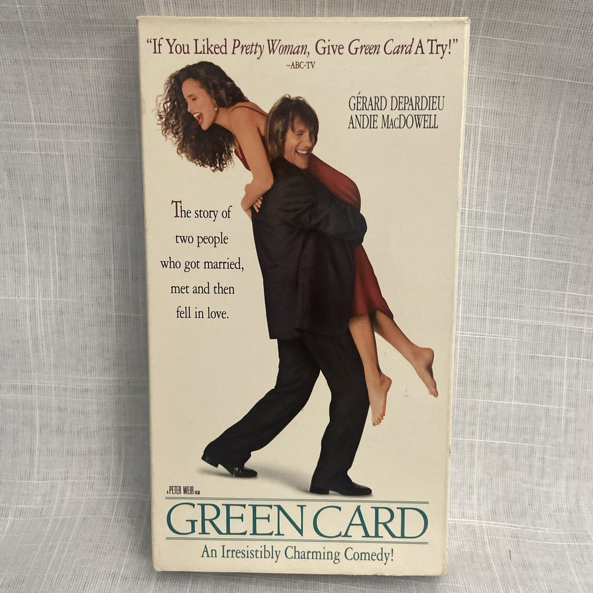 Green Card VHS 1990 Gérard Depardieu Andie Macdowell Buy 2 Get 1