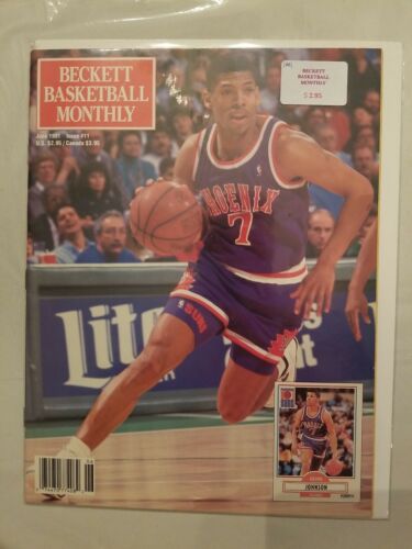 Beckett Basketball Monthly Magazine Issue #11 June 1991 Kevin Johnson - Picture 1 of 4