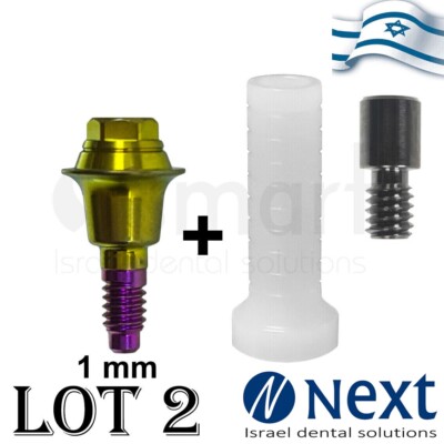 Lotx2 MIS conical V3 C1 SP Straight Multi Unit Plastic sleeve 1mm