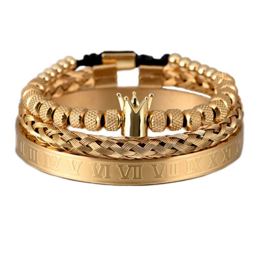 Pulseras De Hombre Joyería Pulsera Chapada En Oro Para Hombre Esclava Brazalete