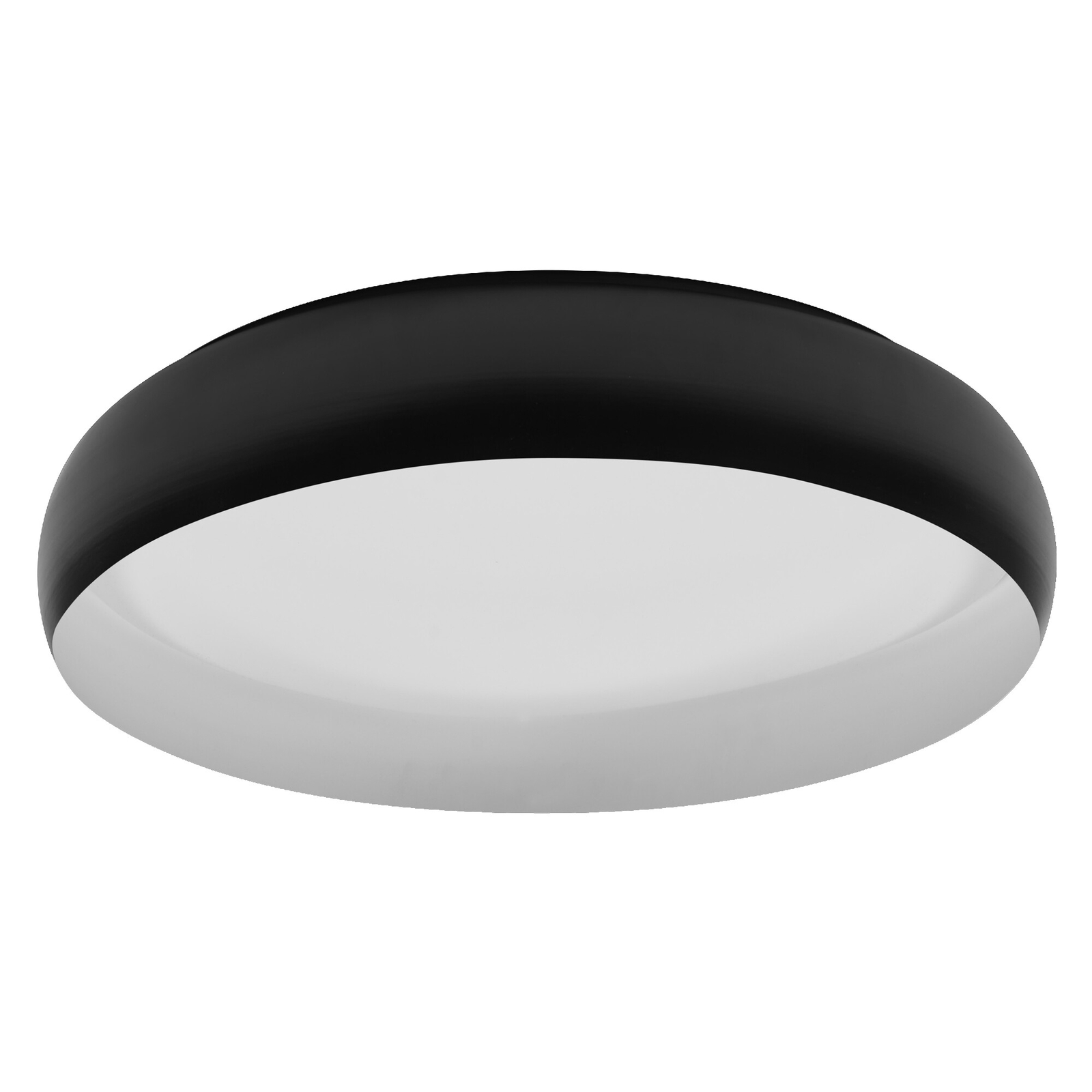 LEDVANCE ORBIS Livia LED-Deckenleuchte mit Metallring, schwarz-weiß, 36W, 2400lm