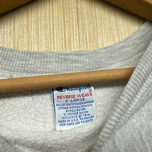 Vintage Champion Reverse Weave Sweater Adult Size Medium Men's Harvard Crew 90's - Picture 7 of 14