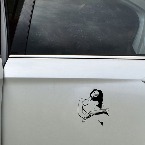 Sexy Woman Car Sticker Decal Reflective Allure Naked Girl Stripper Accessories - Picture 6 of 12