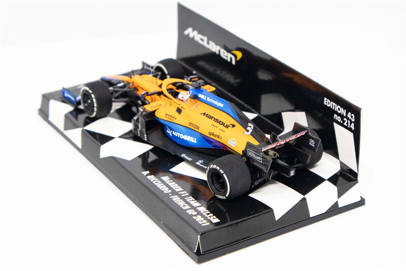 MINICHAMPS 1:43 2021 F1 MCL35M FRENCH Resin Model Car | eBay