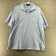 Polo Ralph Lauren Shirt Men Size XL Polo Classic Fit Blue Cotton Short Sleeve
