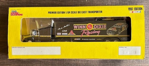 Racing Champions 1997 Mark Martin #60 Winn DIxie Hauler w/Car 1/64 diecast - Picture 5 of 5