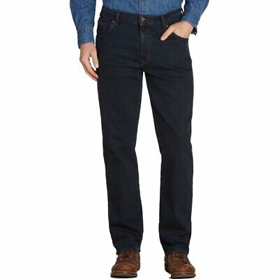 Afhankelijkheid Scheiden Vervormen Wrangler Texas Stretch Jeans Regular Fit New Mens Black Blue Darkstone Denim  | eBay