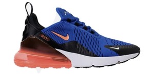 nike 270 orange and white