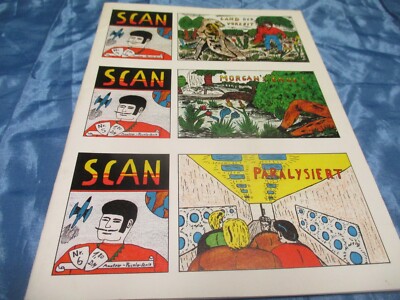 Scan Nr. 4 - 6  , Piccolo Comics ungeschnitten , Comic  Nostalgie 1983 , Rarität