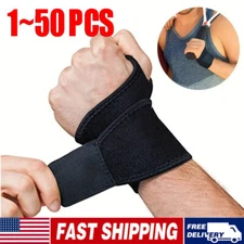 Wrist Brace Sports Band Wrap Adjustable Support Gym Strap Carpal Tunnel Bandage