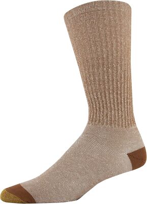 Gold Toe Cambridge Crew - Calzini da uomo, 6 paia, Uomo Heather