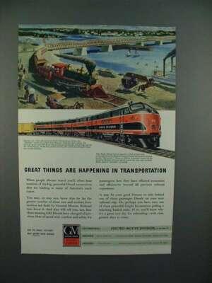 1945 GM Diesel Locomotive Ad - Hercules