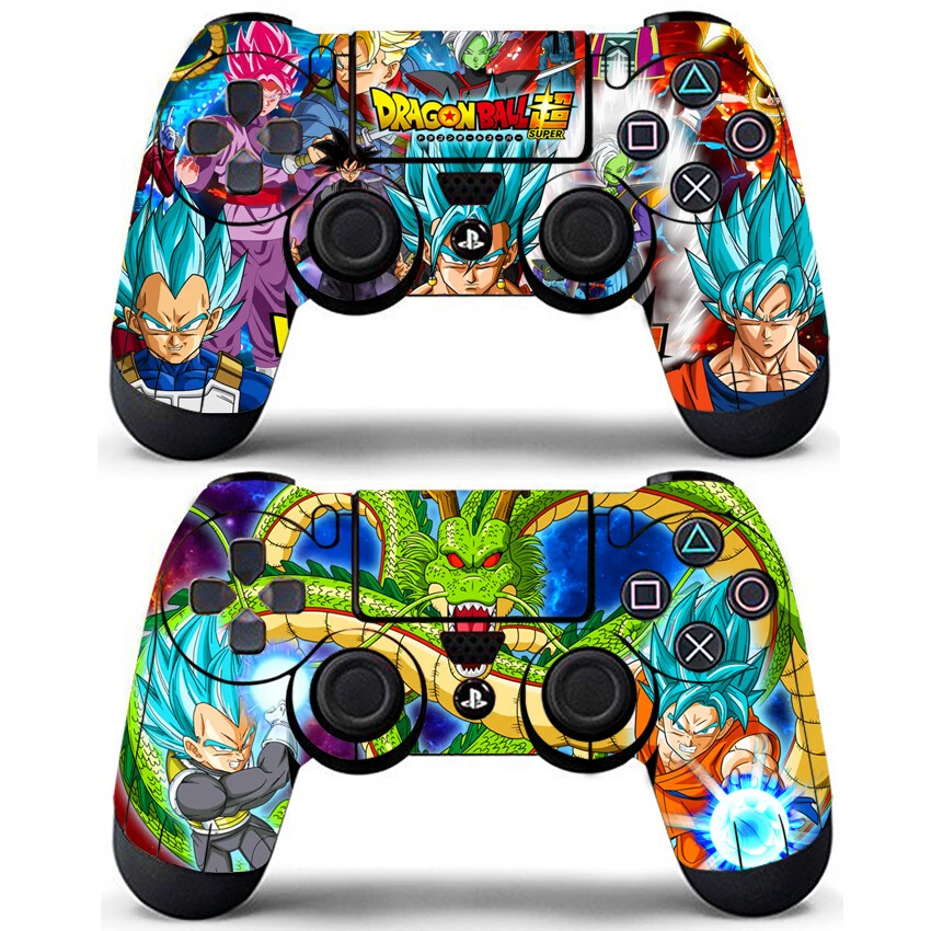 2 Pack Dragon Ball Z DBZ Goku Vegeta DBZ Skin Decal Stickers PS4 Controller | eBay