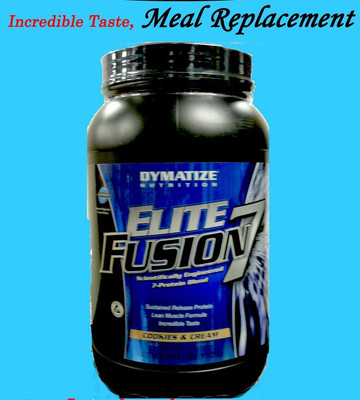 Dymatize elite Fusion 7 Lean Muscle Formula Incredible Taste 2.91 Lb, 30 Serving