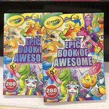 2 X Crayola Coloring Books Epic Awesome Animal Friends - New