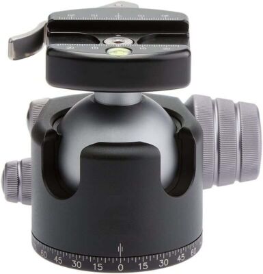Low Profile 55 Camera Tripod Ball Head w Lever Release Clamp for