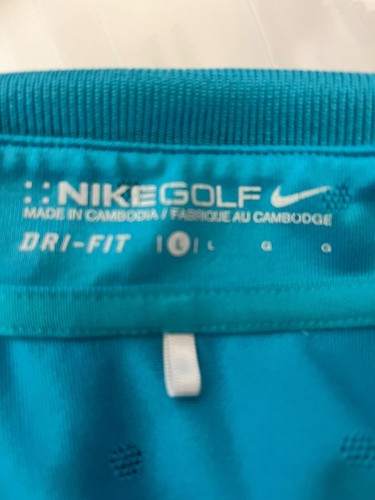 Nike Golf Dri- Fit Woman’s Size L Short Sleeve Golf Shirt-3025 - 第 6/6 張圖片