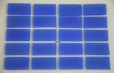 0334.30- 20 - 1/2" x 1" GOLD PURPLE OPALESCENT BULLSEYE 3mm THICK GLASS 90 COE