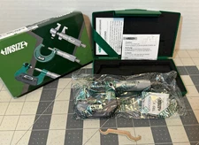 INSIZE 3260-1S Spherical Anvil 0" - 1" Tube Micrometer Type A 0.0001" Graduation