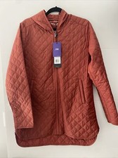 Ilse Jacobsen Womens Size 40 Burnt Henna Quilted Coat Quilt04 Nordic Packable