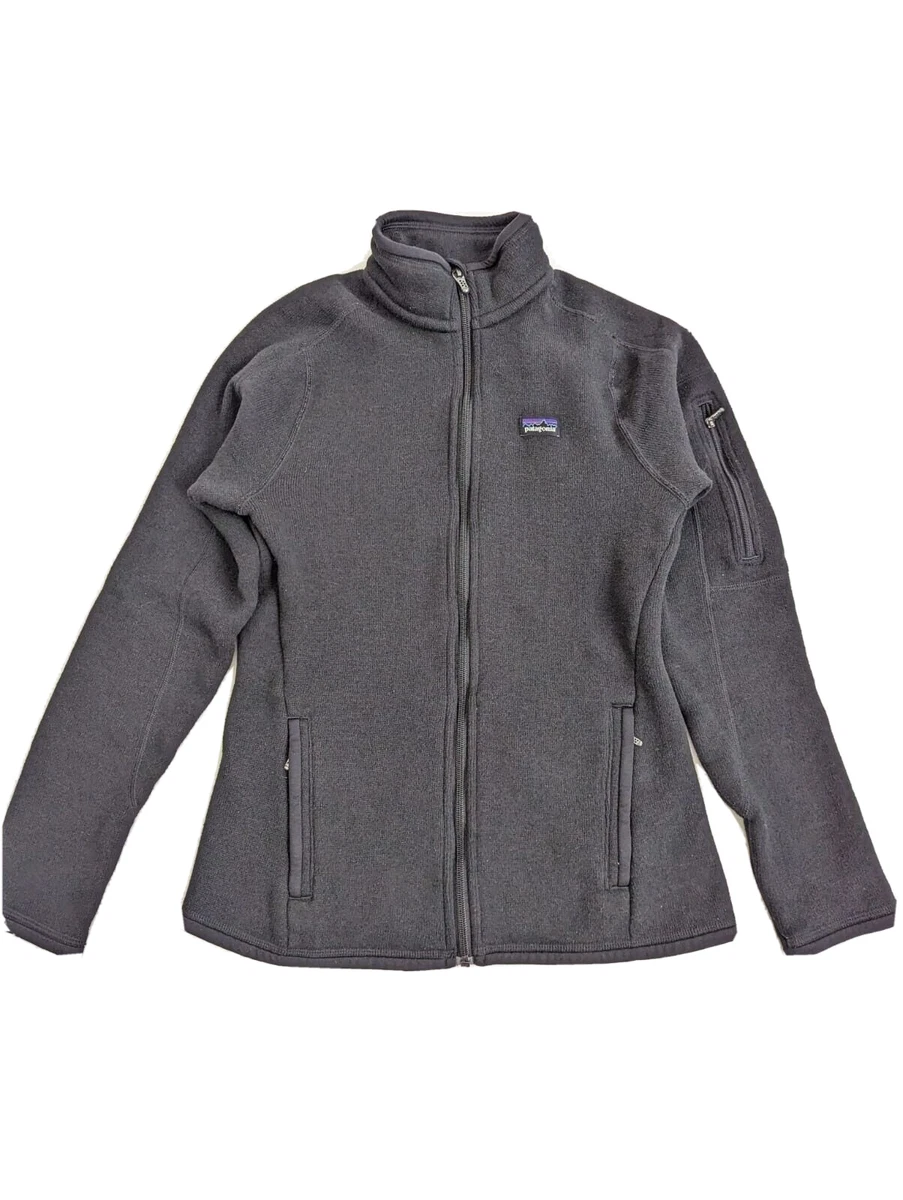 PATAGONIA Better Sweater Jacket Womens Full Zip Spring 2015 Black Sz Small