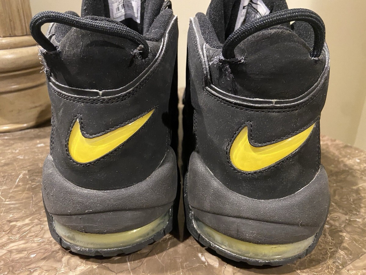 NIKE AIR MORE UPTEMPO SIZE 11.5 BLACK VOLT | eBay NIKE AIR MORE UPTEMPO SIZE 11.5 BLACK VOLT | eBay