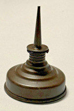 Vintage Retro Round Metal Thumb Pump Oil Can ...