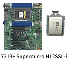 Supermicro H12SSL-i With EPYC 7313 CPU 16 Cores 3.0GHz 155W SP3 Processors