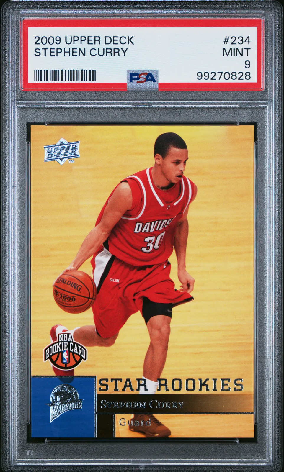 2009 Upper Deck Stephen Curry #234 PSA 9 POP 2059