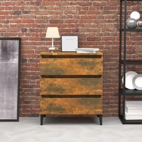 Sideboard RäUchereiche Nachbildung Holzwerkstoff 60X35X69 Cm