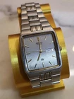Vtg Seiko Watch Men 5Y23-5070 Stainless St WR Gray Battery Quartz EUC Working