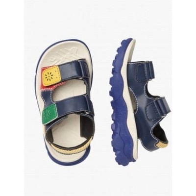 Flower Mountain Naturino Sandals Kids 2 Navy Multi New FM76KD002 Colorblock