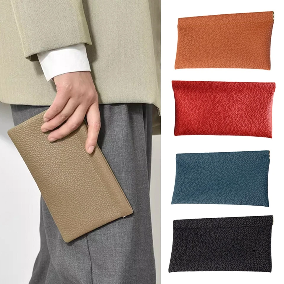 Mujeres Cuero PU Teléfono Móvil Bolso Largo Billetera Portatarjetas de Crédito Cosméticos Ba - Foto 2 de 4