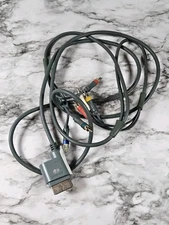 Official Microsoft Xbox 360 Audio Video AV Component HD Cable Cord! ~ Authentic!