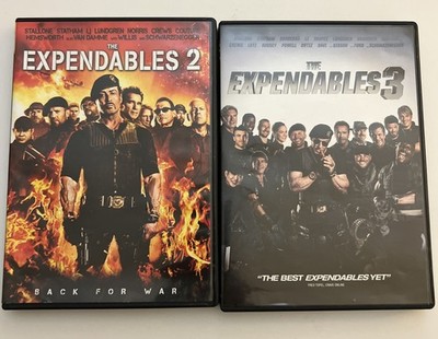 The Expendables 2 & 3 DVD Sylvester Stallone